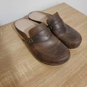 Dansko Women's Brown Slip-On Clogs